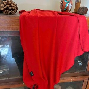 Wool& Modern Red Scarf